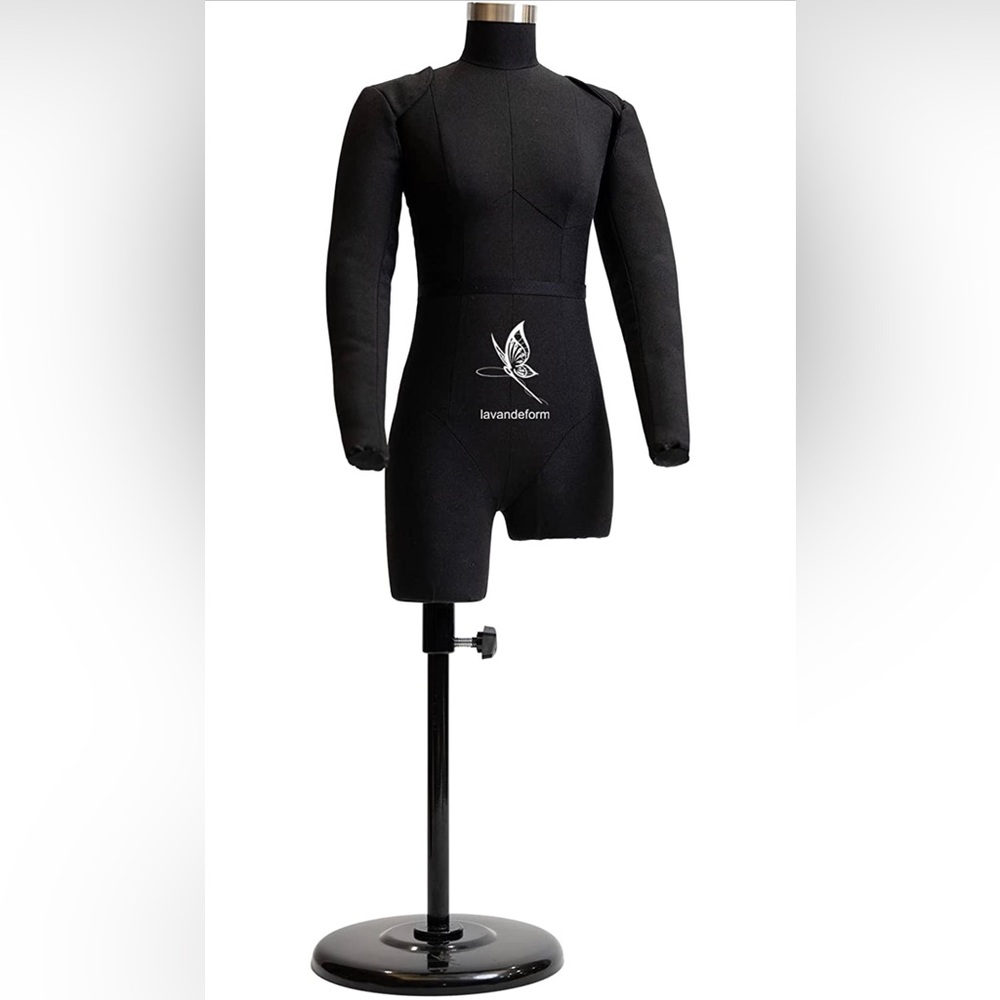 Half Scale Dress Form with Soft Arms (Not
Adult Full Size)